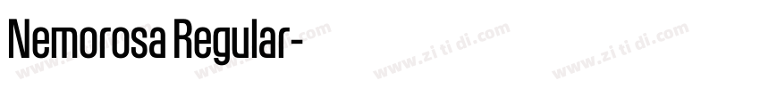 Nemorosa Regular字体转换 Nemorosa Regular字体转换